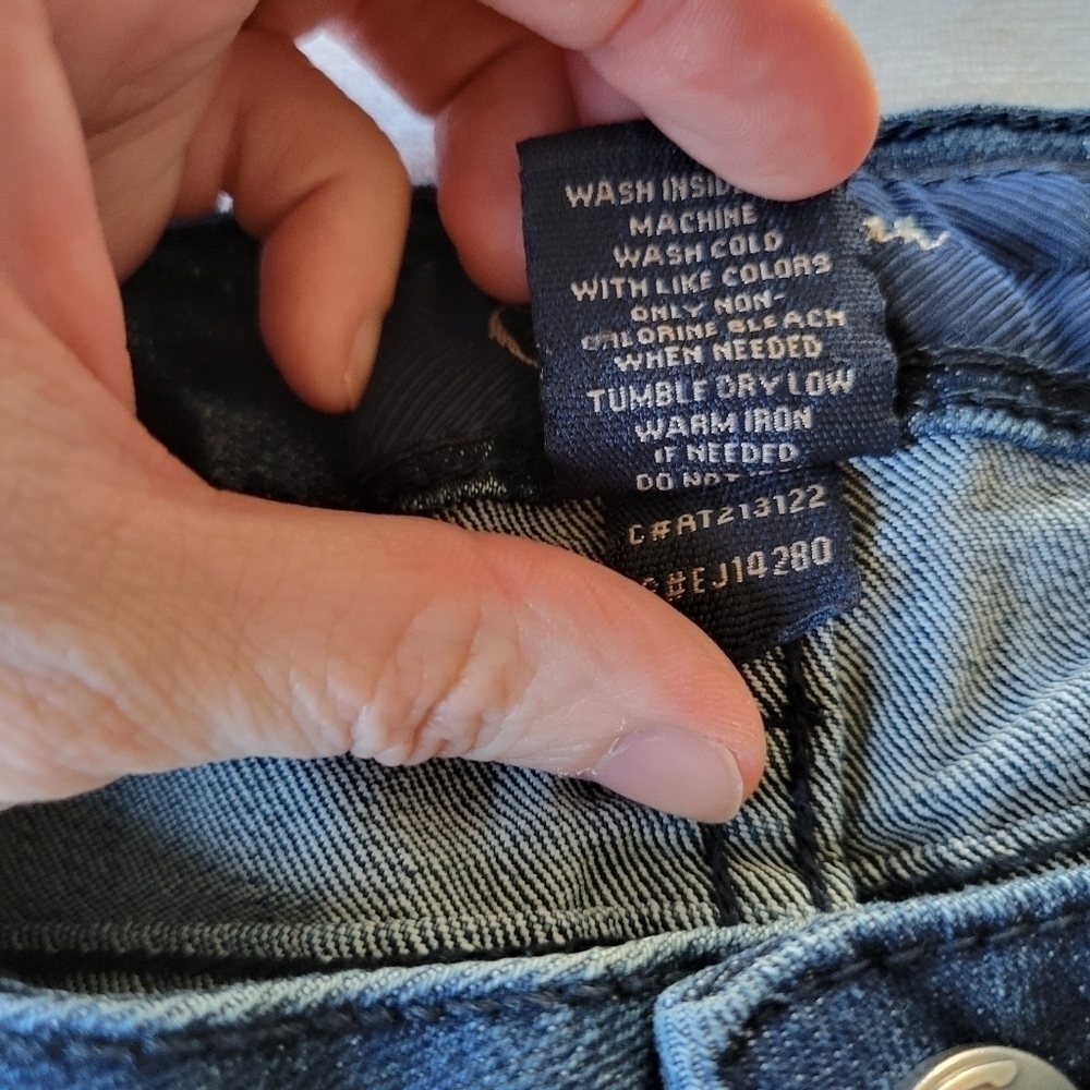 Earl Jeans blue embellished dark wash jeans 11 - Picture 8 of 11